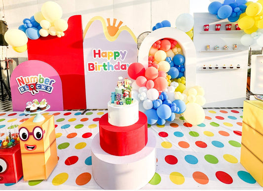 A Vibrant Delight: Colour-block Themed Party Styled by Party a la Carte - partyalacarte.co.in
