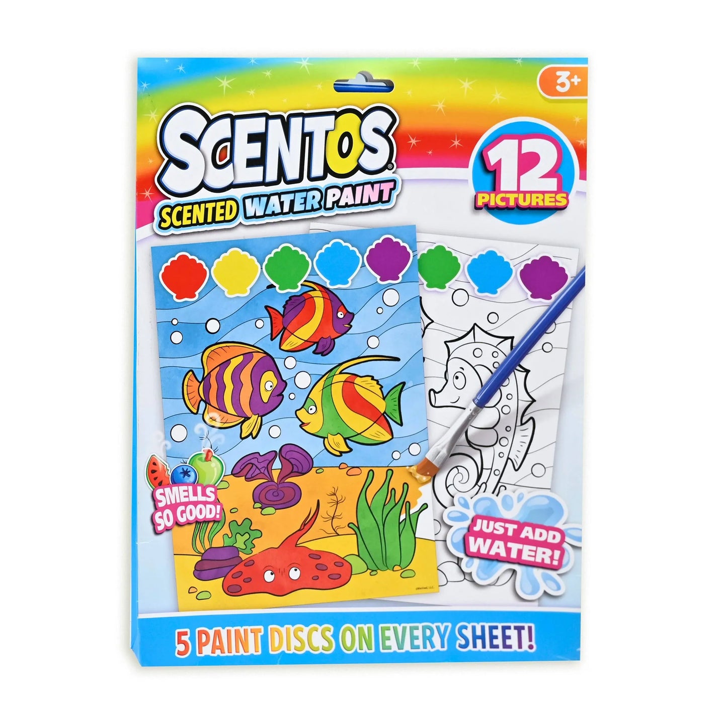 Scentos Magic Painting Pictures, 12 Sheets