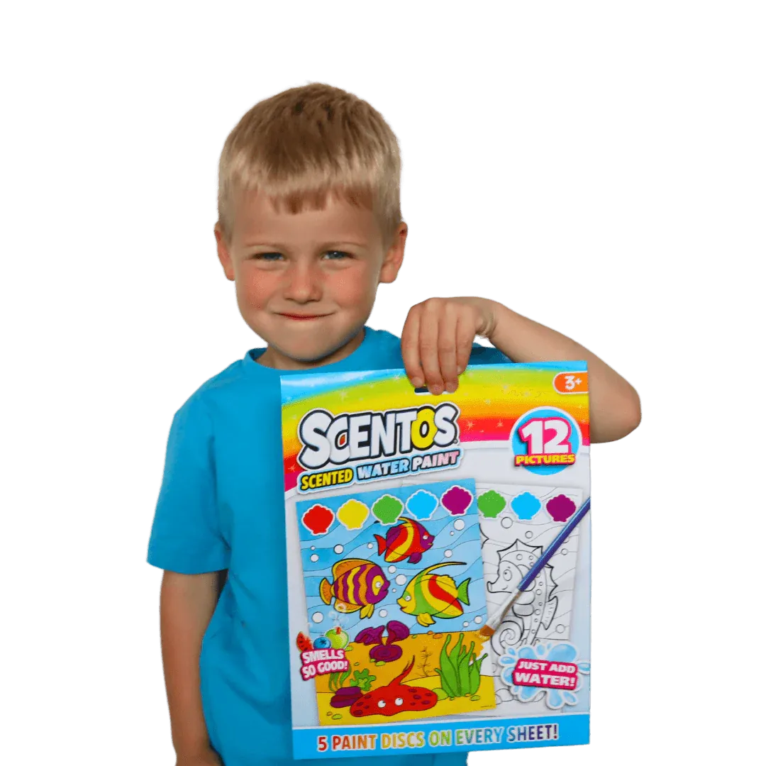 Scentos Magic Painting Pictures, 12 Sheets