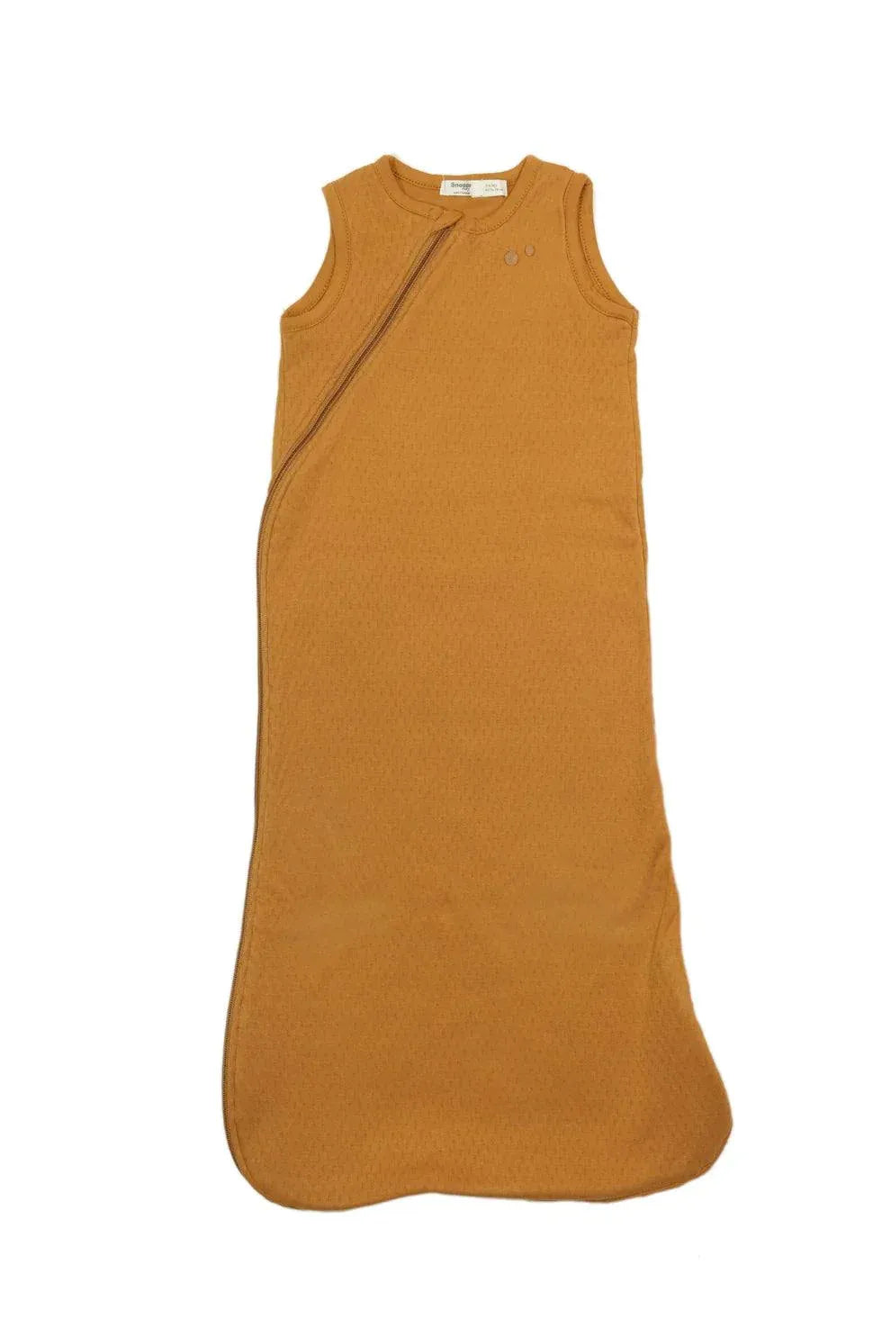 GOTS Sleepsuit Sleeveless 9-24 TOG 1.0 Toffee