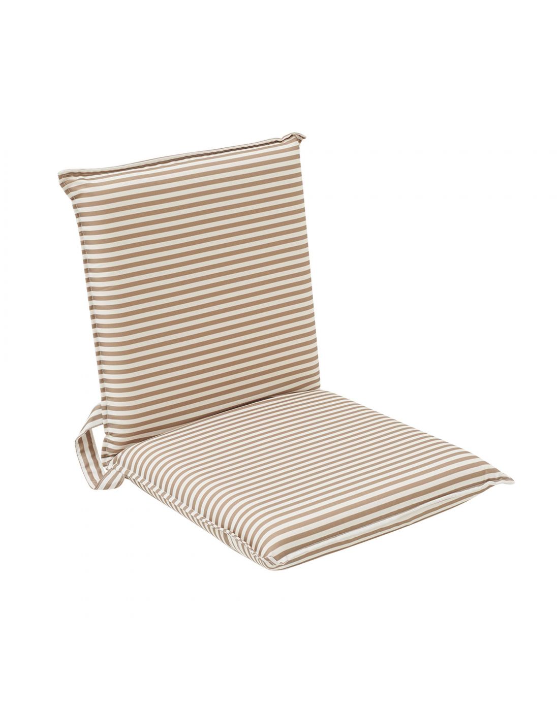 Folding Seat the Vacay Khaki Stripe