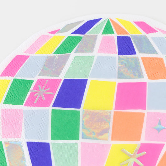 Disco Ball Napkins | Pack of 16