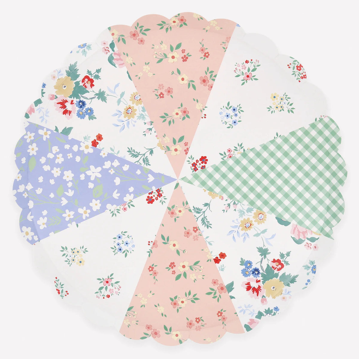 Patchwork Side Plates | Pack of 8