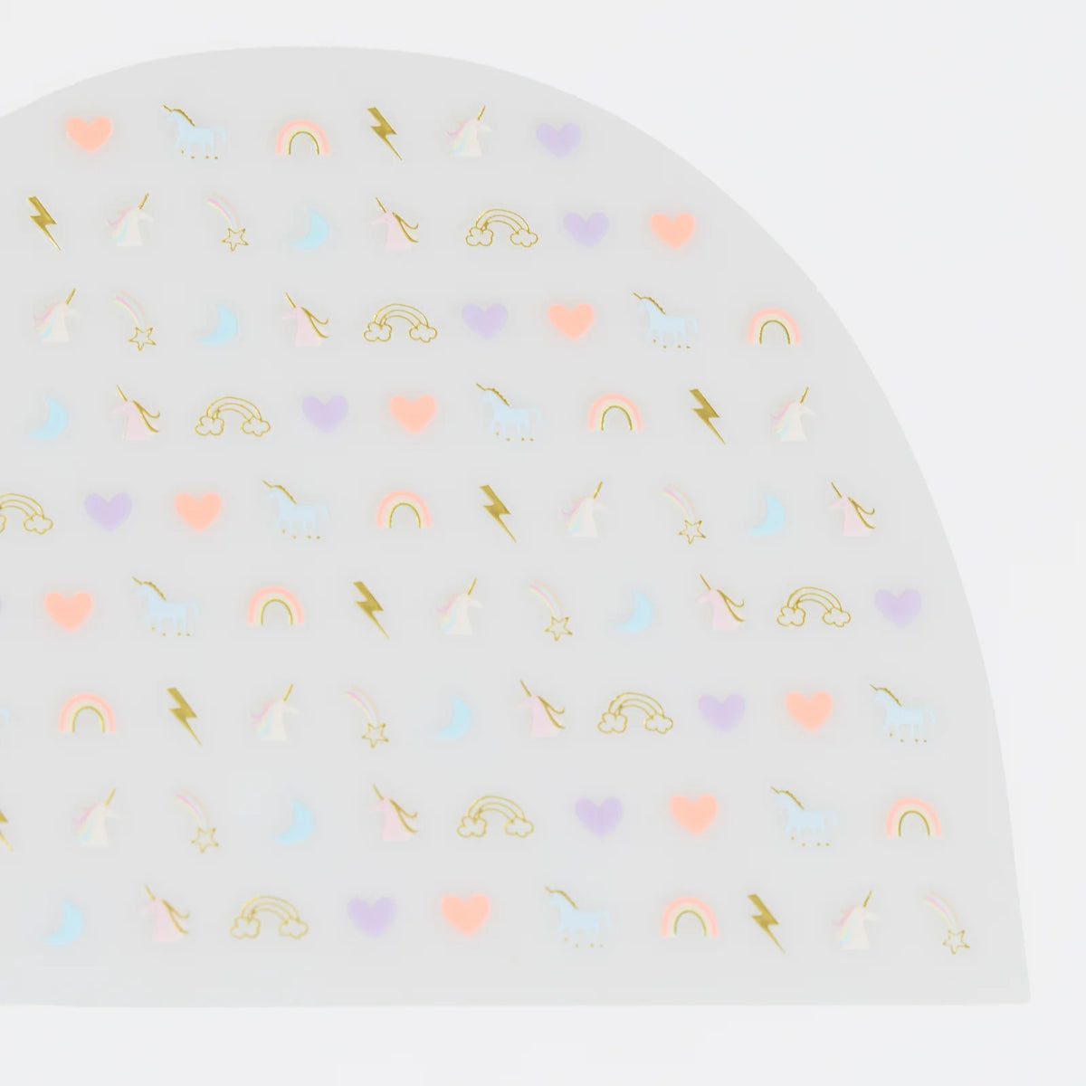 Rainbow Unicorn Nail Stickers | Pack of 200