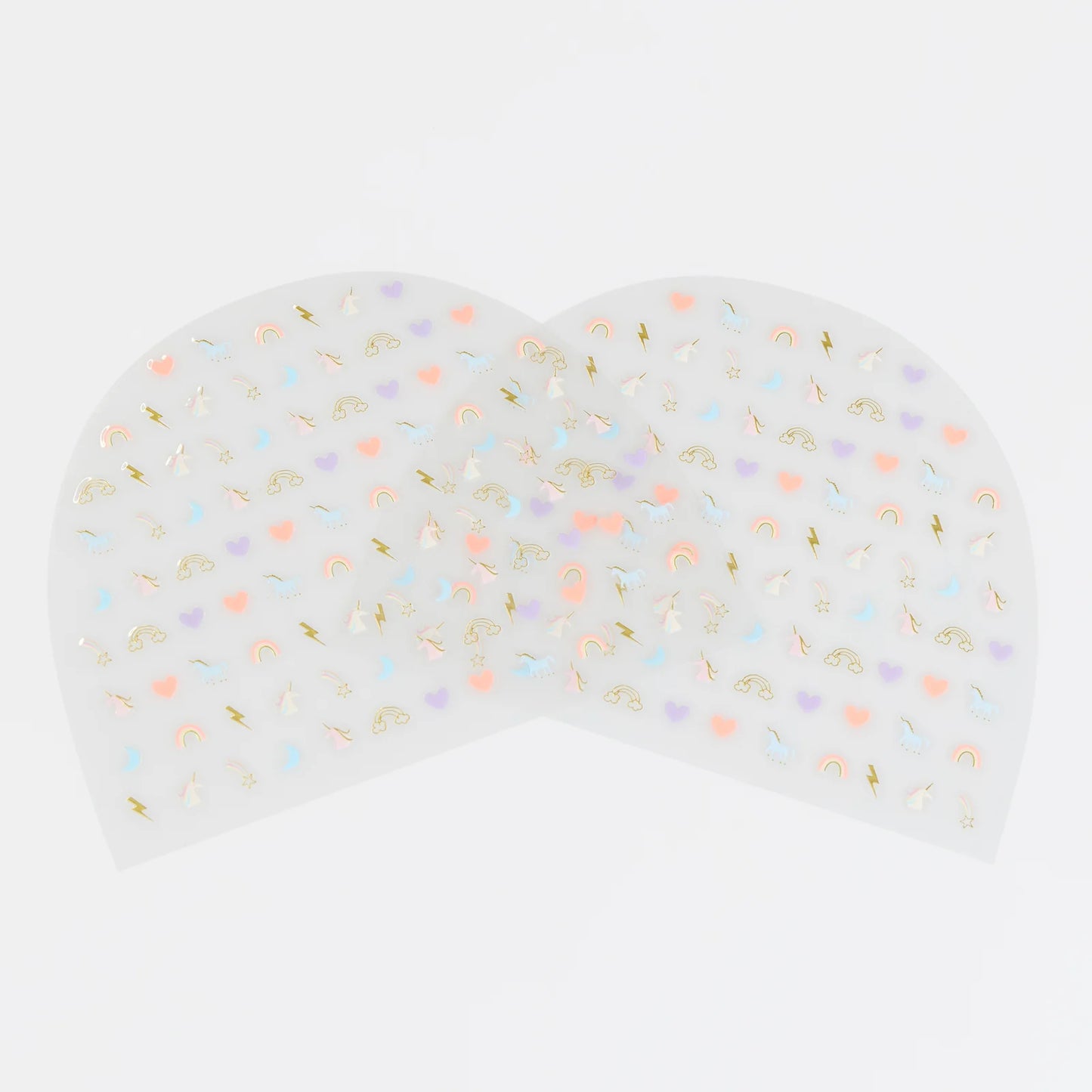 Rainbow Unicorn Nail Stickers | Pack of 200