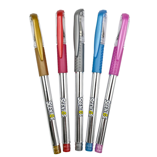 Scented Metallic Gel Pens (Pack Of 5)