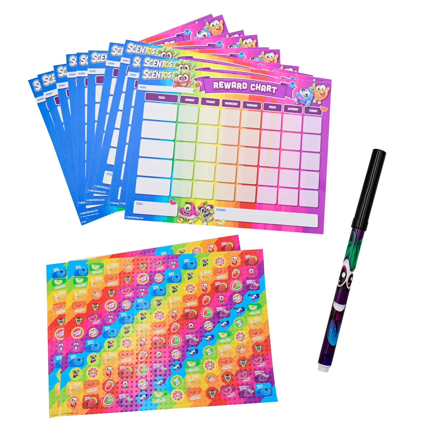 Scentos On The Go Reward Charts