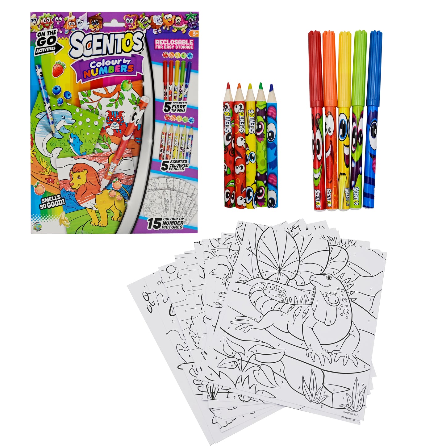 Scentos On The Go Colour By Numbers
