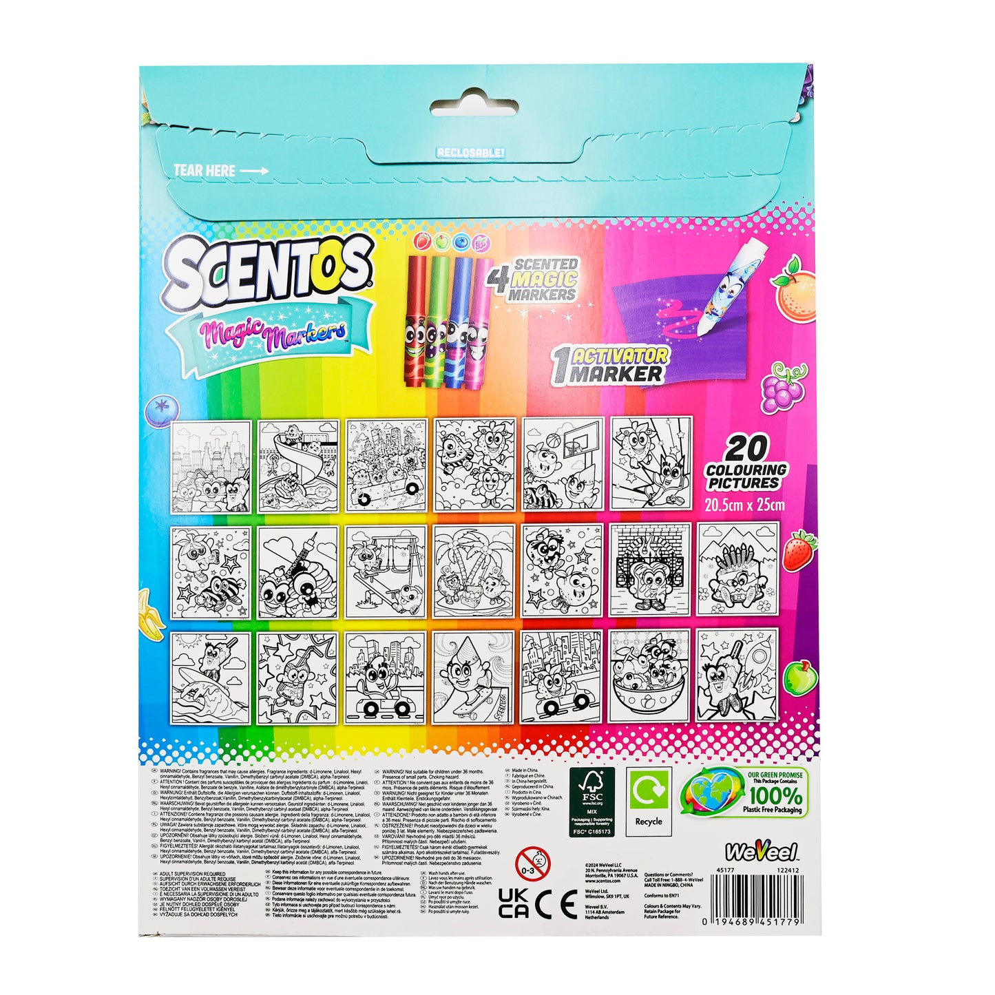 Scentos On The Go Magic Markers