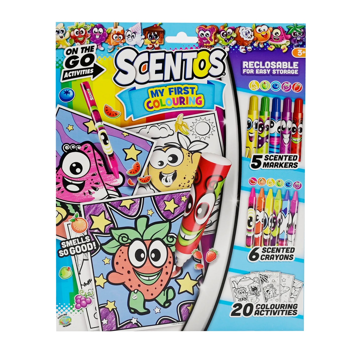 Scentos On The Go My First Colouring