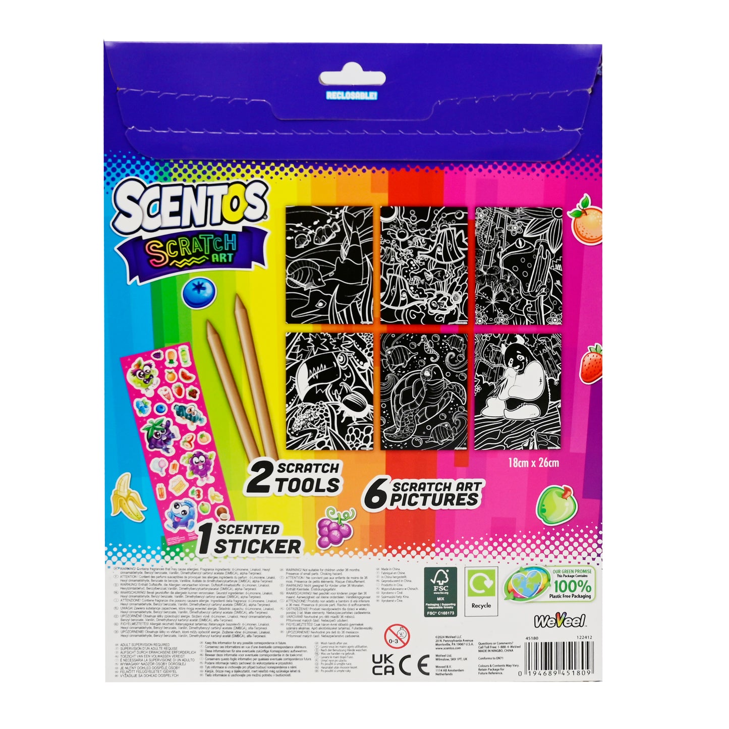 Scentos On The Go Scratch Art