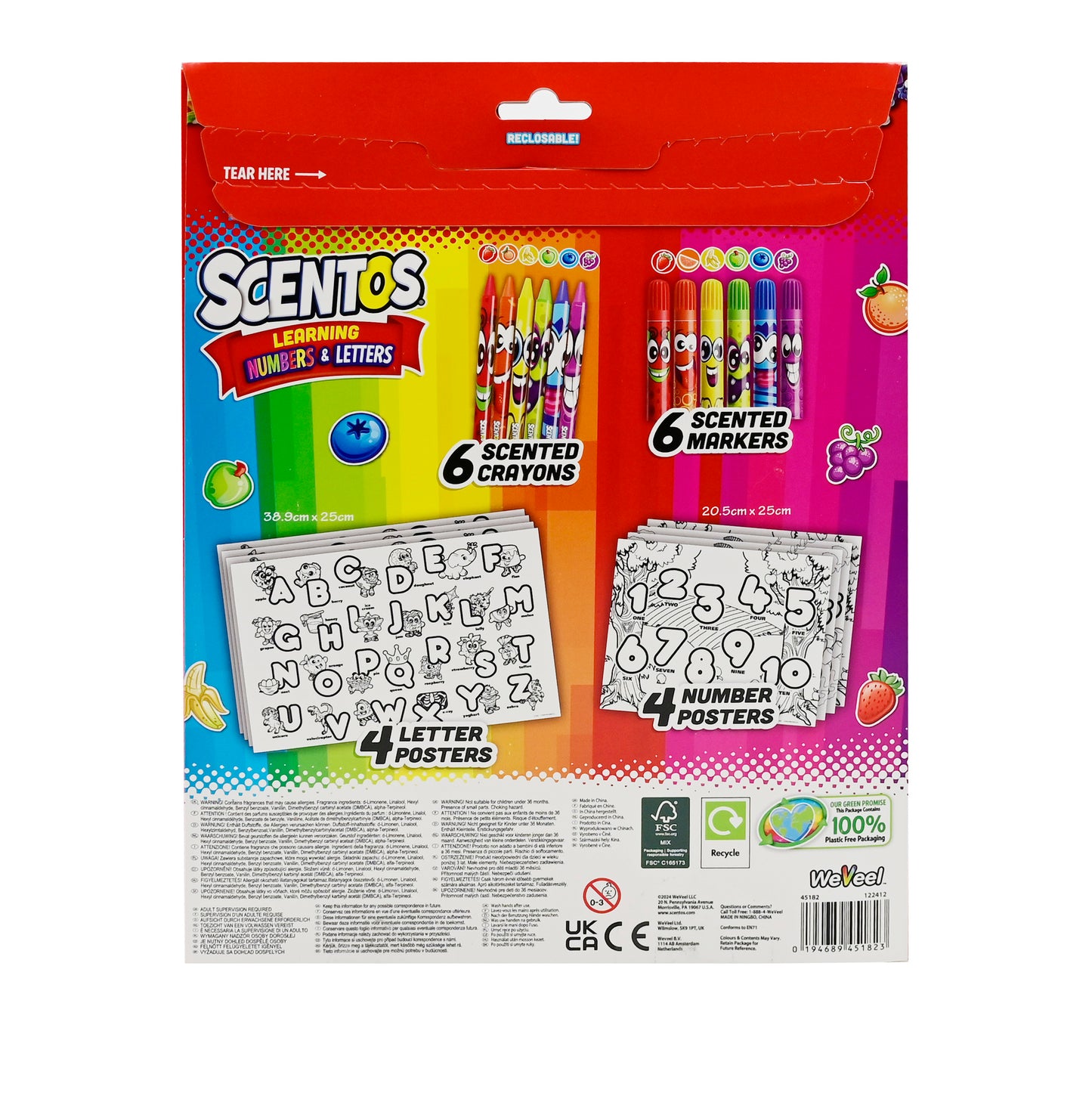 Scentos On The Go Learning Numbers & Letters