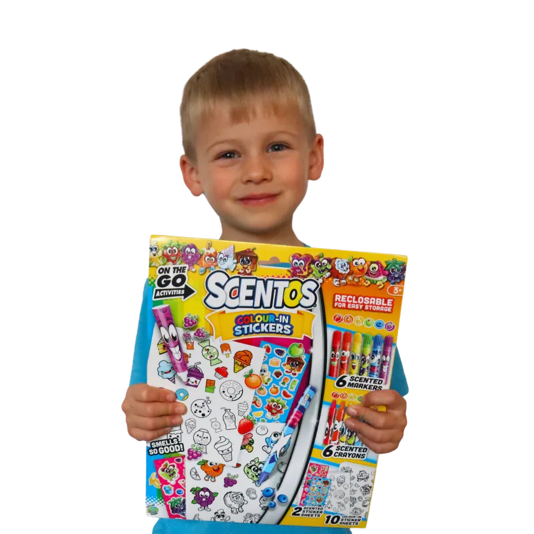 Scentos On The Go Colour In Stickers