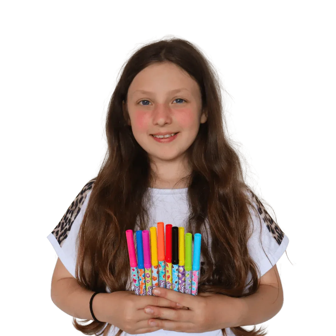 Scentos Sweet Shop Fine Line Markers, Pack Of 10