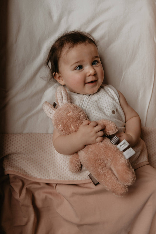 ORGANIC Romy Rabbit cuddle Milky Rust