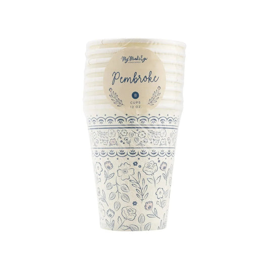 Pembroke Tea Cup Party Cups ( x8)