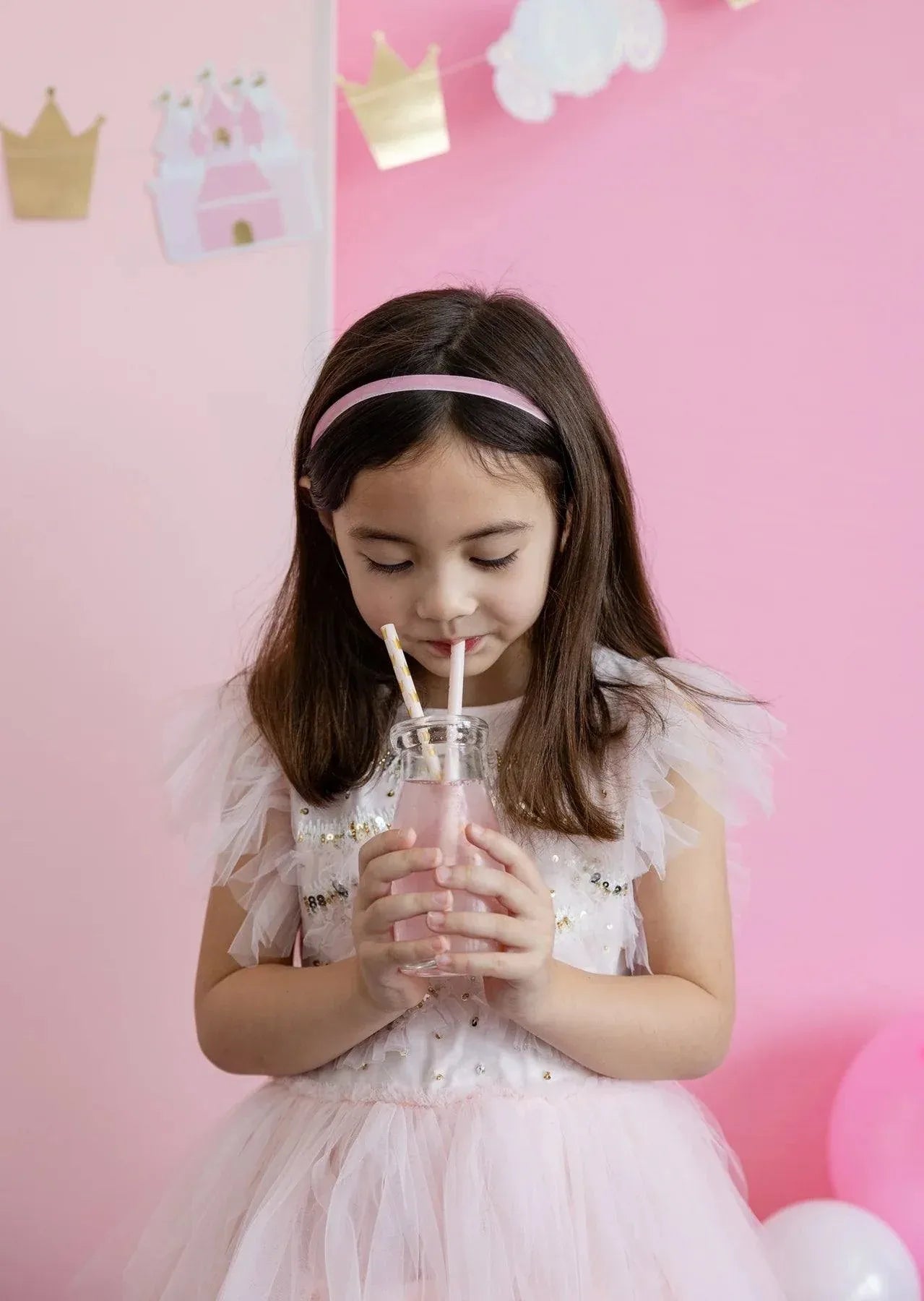 Princess Reusable Straws (x12)