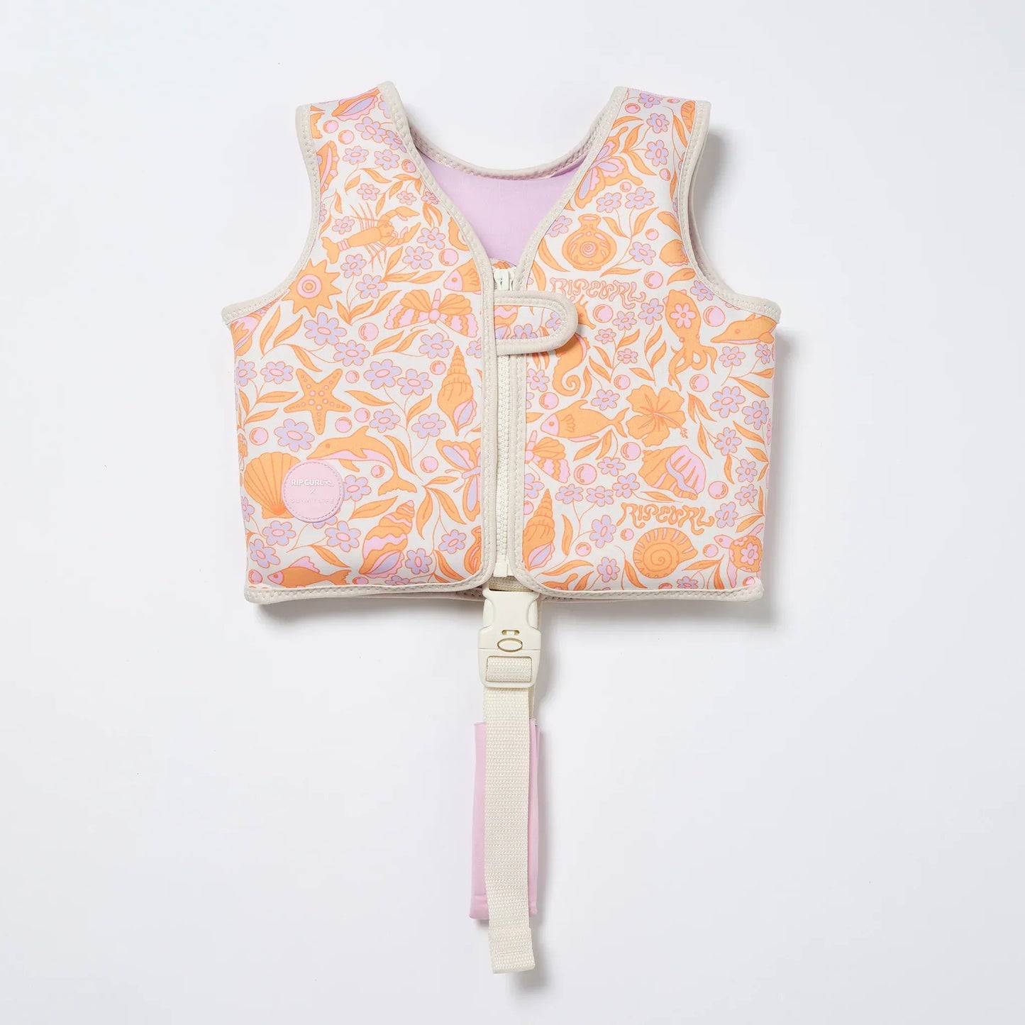 Ocean Magic Pink Kids Swim Vest