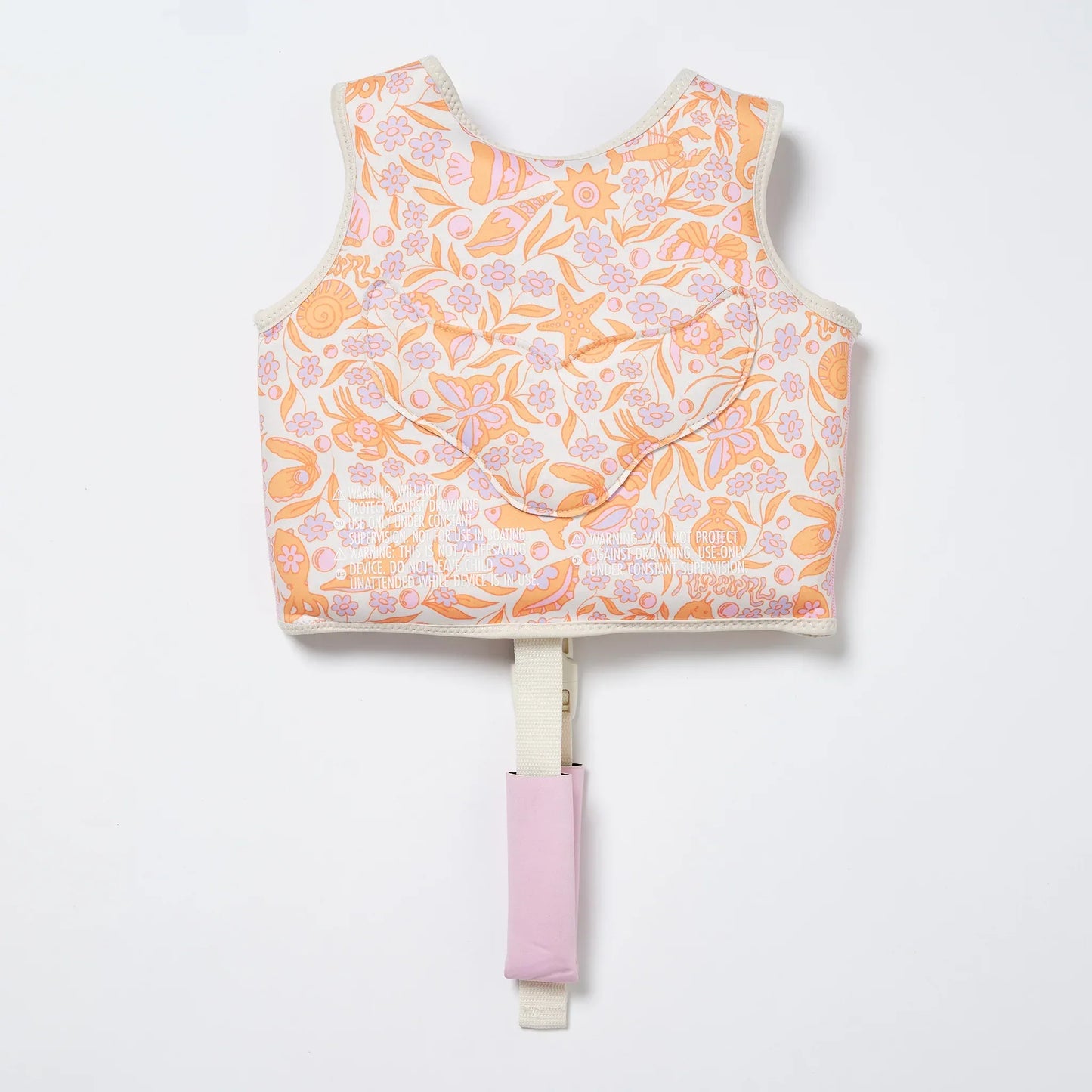 Ocean Magic Pink Kids Swim Vest