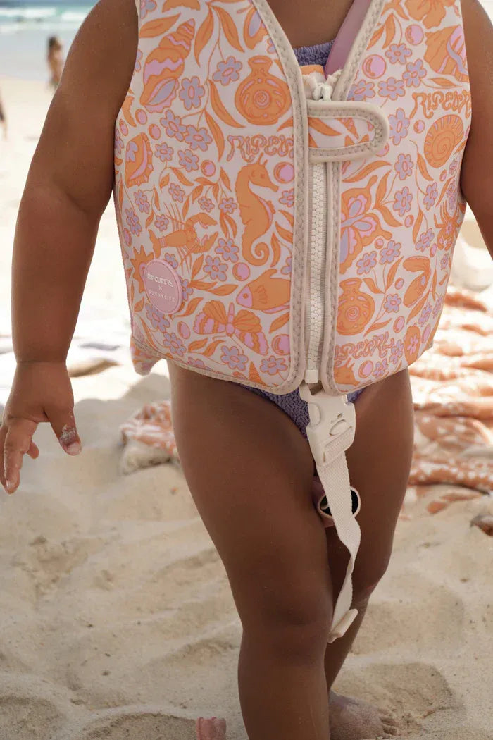 Ocean Magic Pink Kids Swim Vest