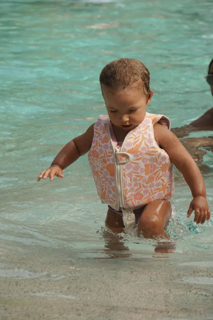 Ocean Magic Pink Kids Swim Vest