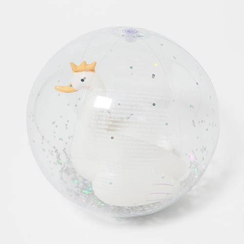 Princess Swan 3D Inflatable Beach Ball