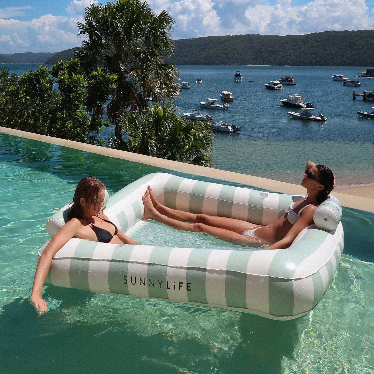 The Vacay Soft Olive Luxe Twin Hammock Float