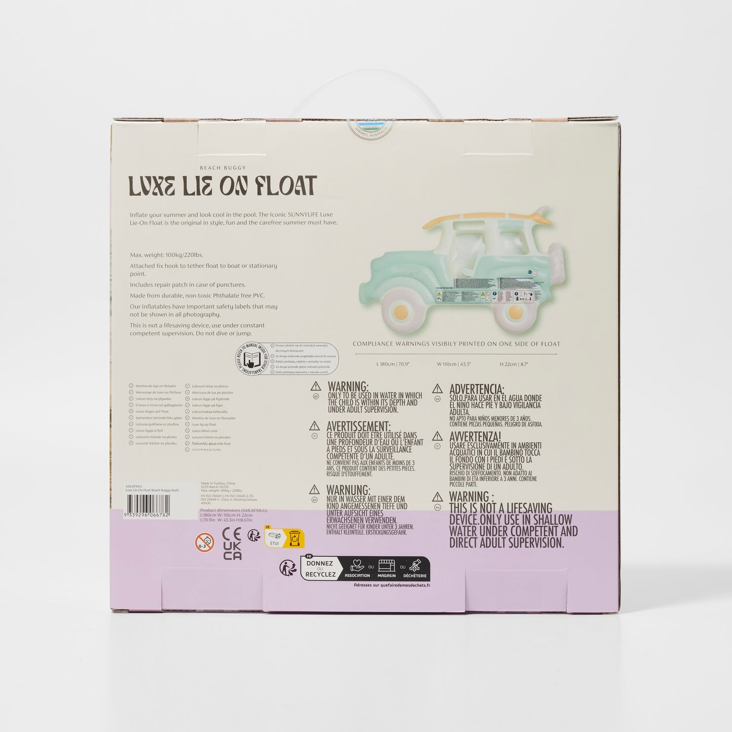 Luxe Lie-On Float