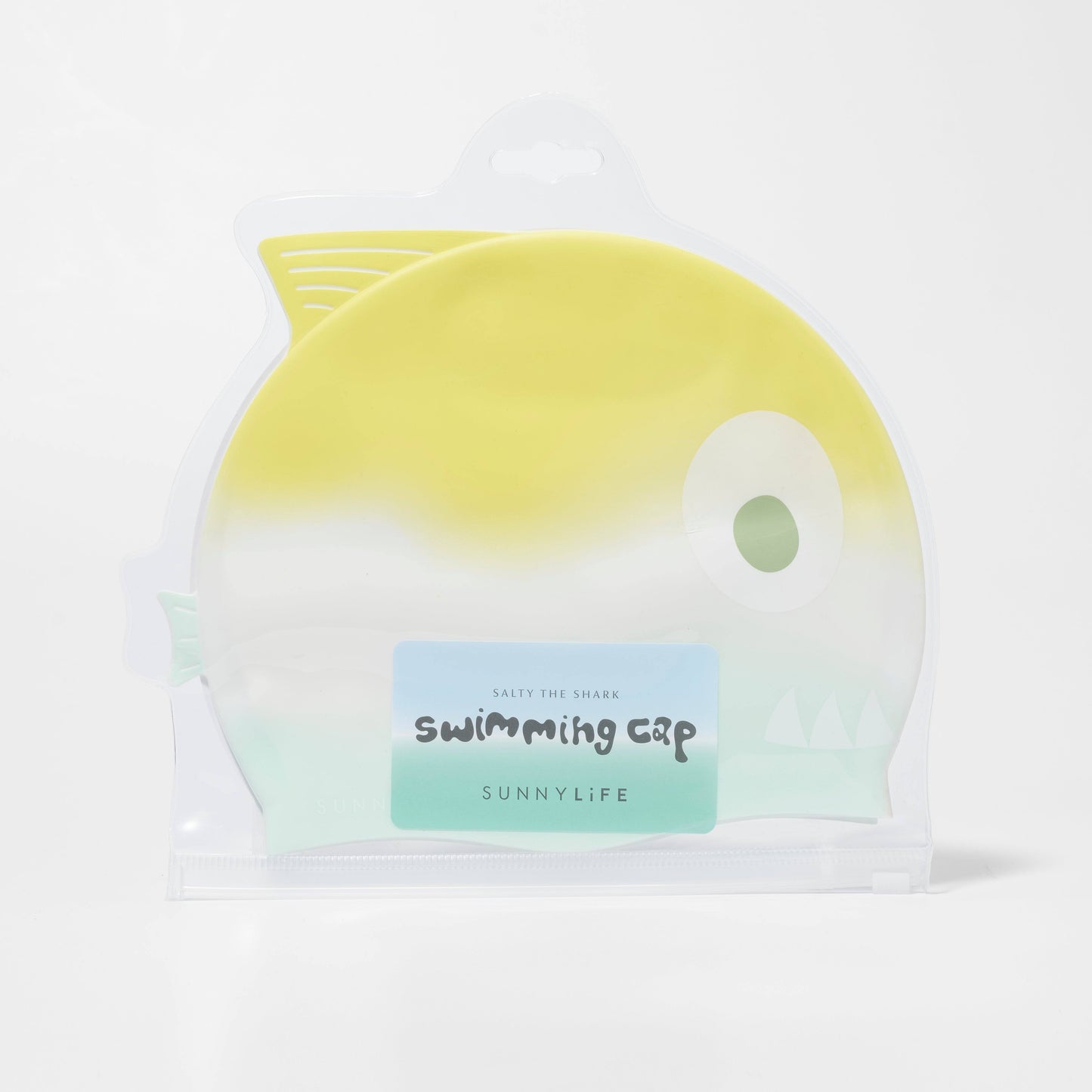 Salty The Shark Kids Swimming Cap
