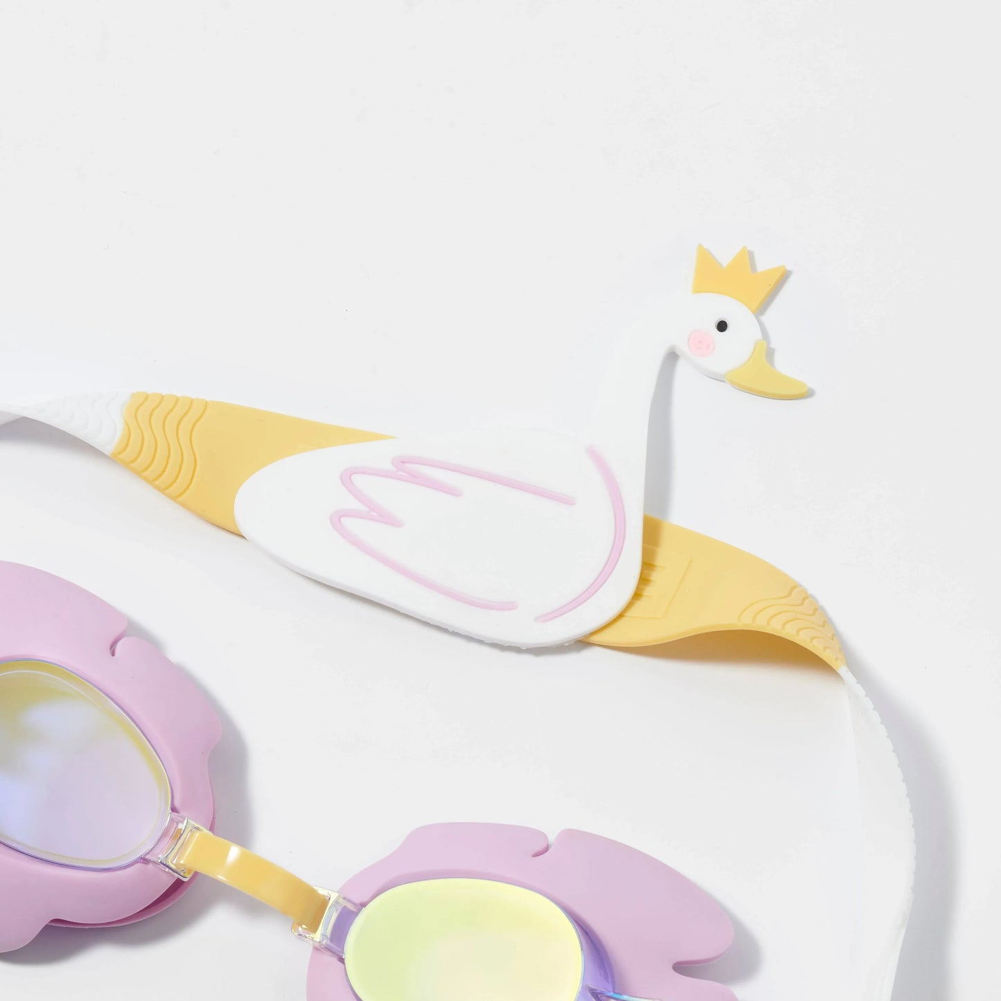 Princess Swan Kids Swim Goggles