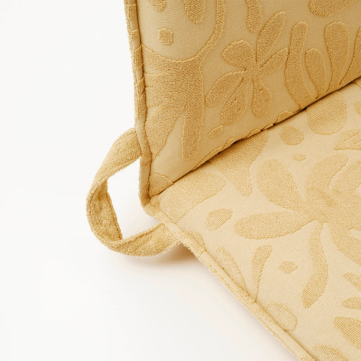 Terry Travel Lounger Mango Bay Golden Mustard