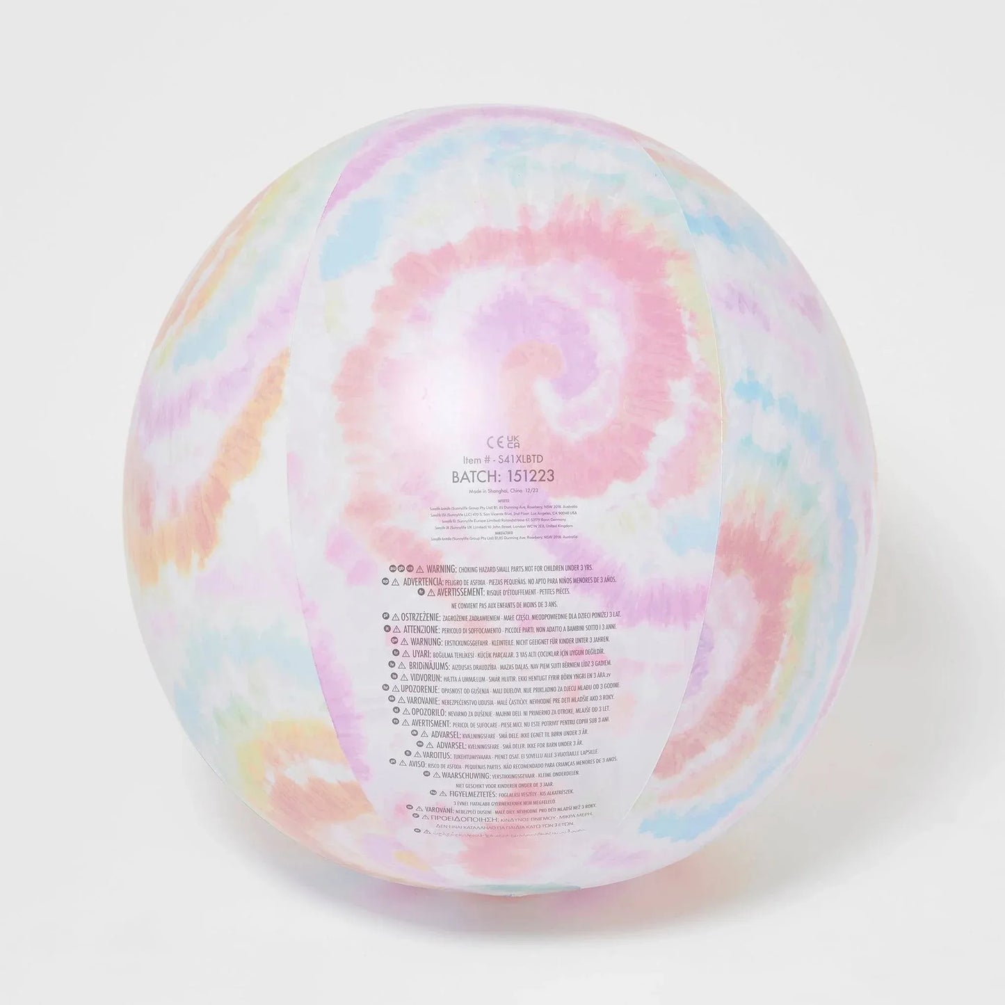 Tie Dye Giant Inflatable Beach Ball