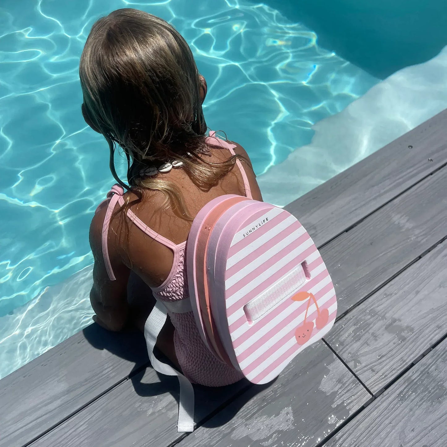 Cotton Candy Cherry Bubble Back Float