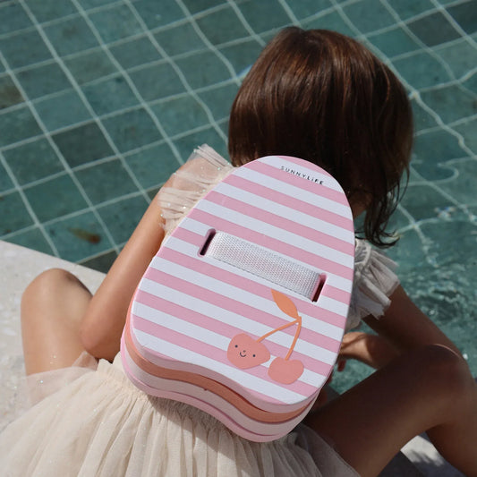 Cotton Candy Cherry Bubble Back Float