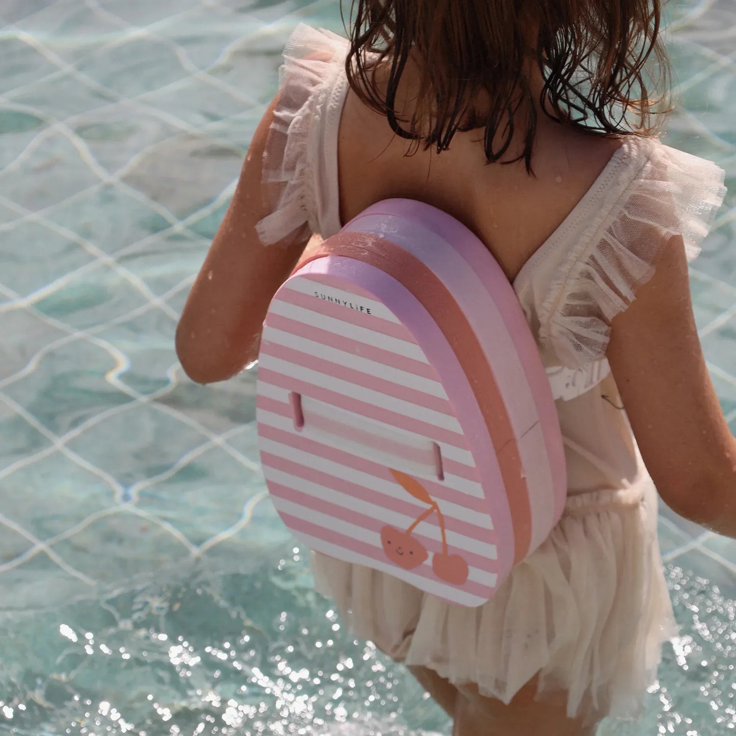 Cotton Candy Cherry Bubble Back Float