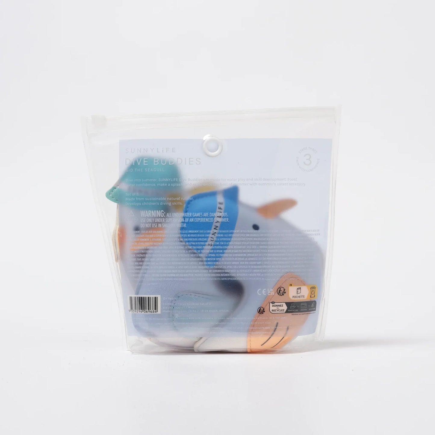 Sid the Seagull Dive Buddies (Set of 3)