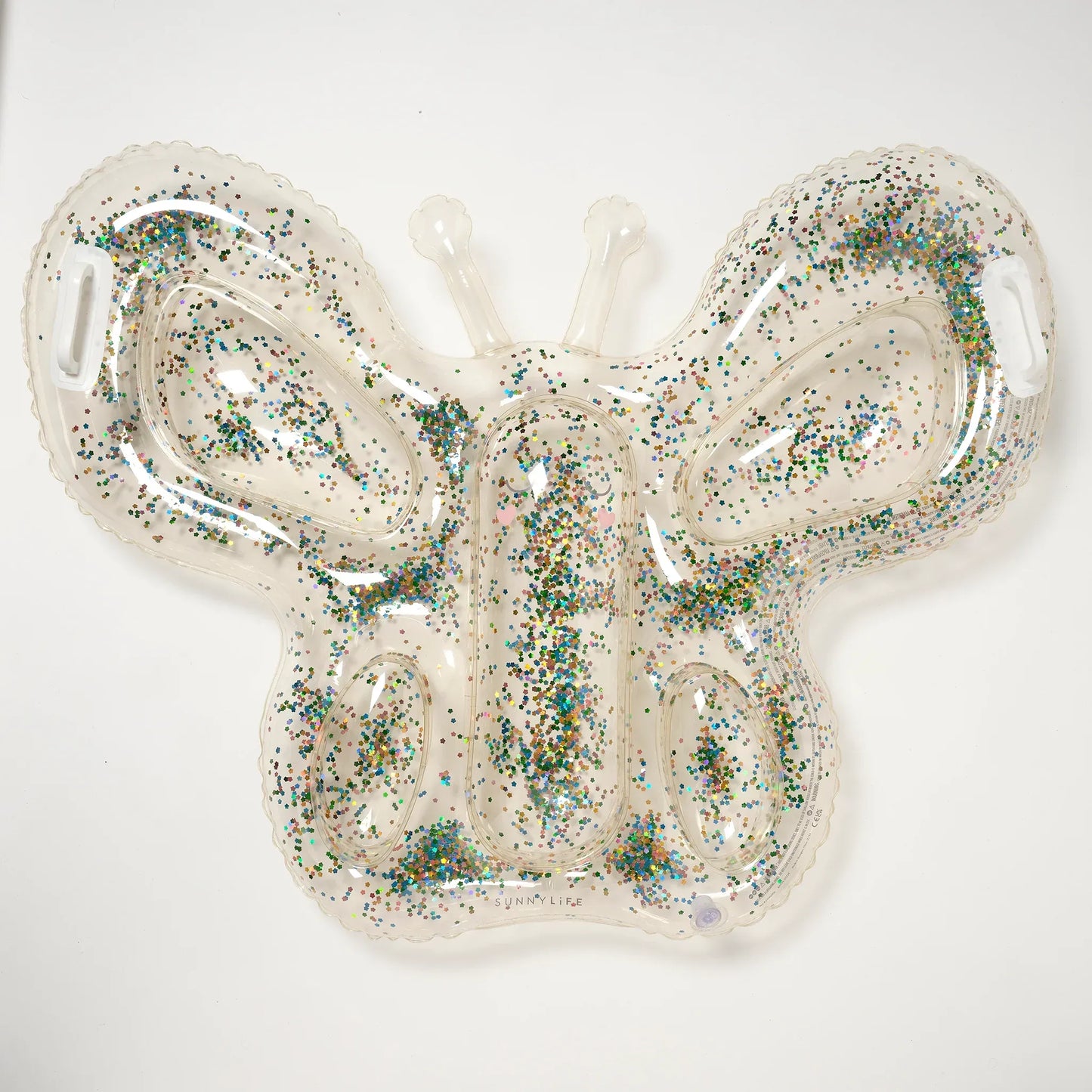 Butterfly Cotton Candy Glitter Kids Lie-On Float