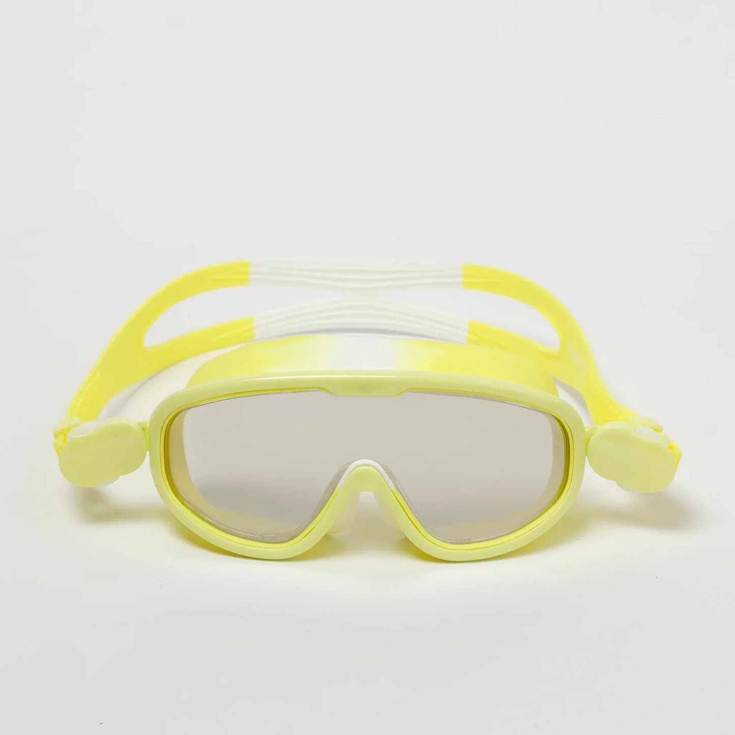 Salty the Shark Neon Yellow Kids Swim Mask