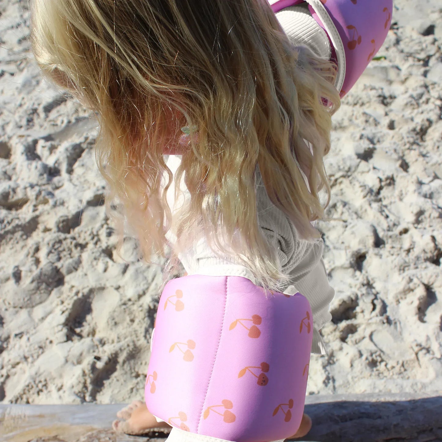 Cotton Candy Cherry Kids Neoprene Arm Bands