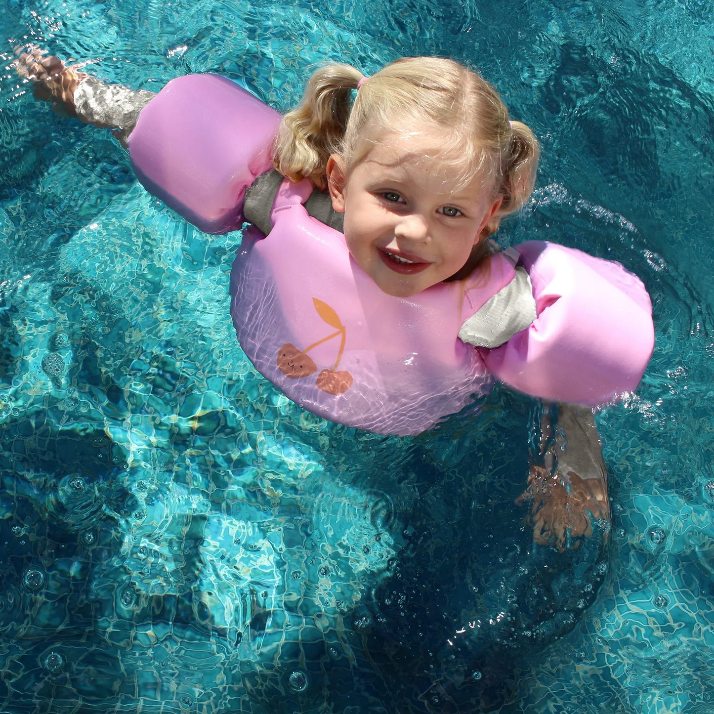 Cotton Candy Cherry Floatie Jacket 3-6