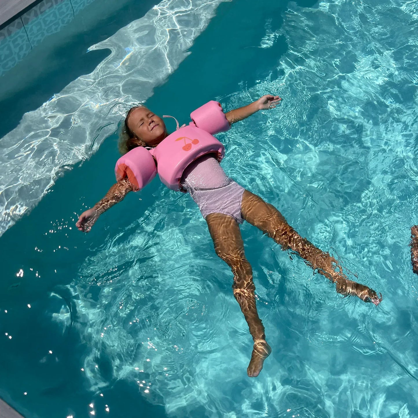 Cotton Candy Cherry Floatie Jacket 3-6