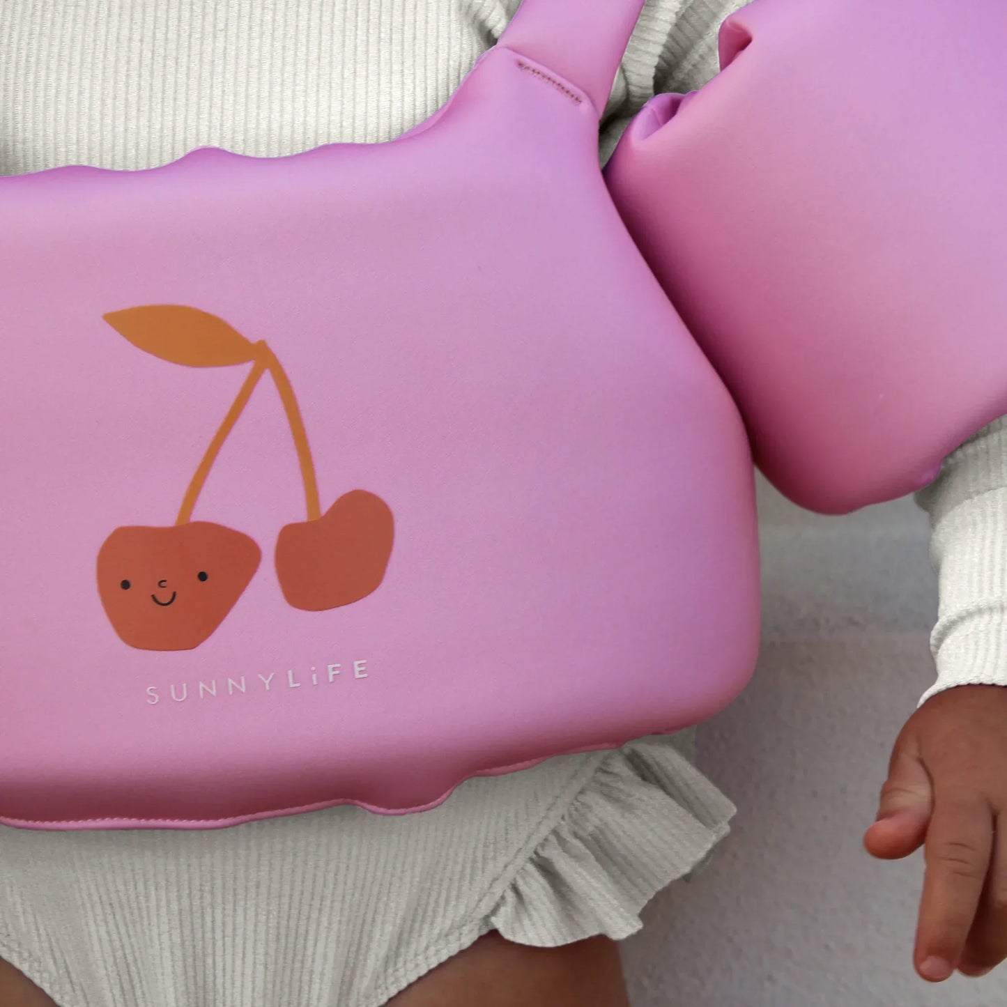 Cotton Candy Cherry Floatie Jacket 3-6