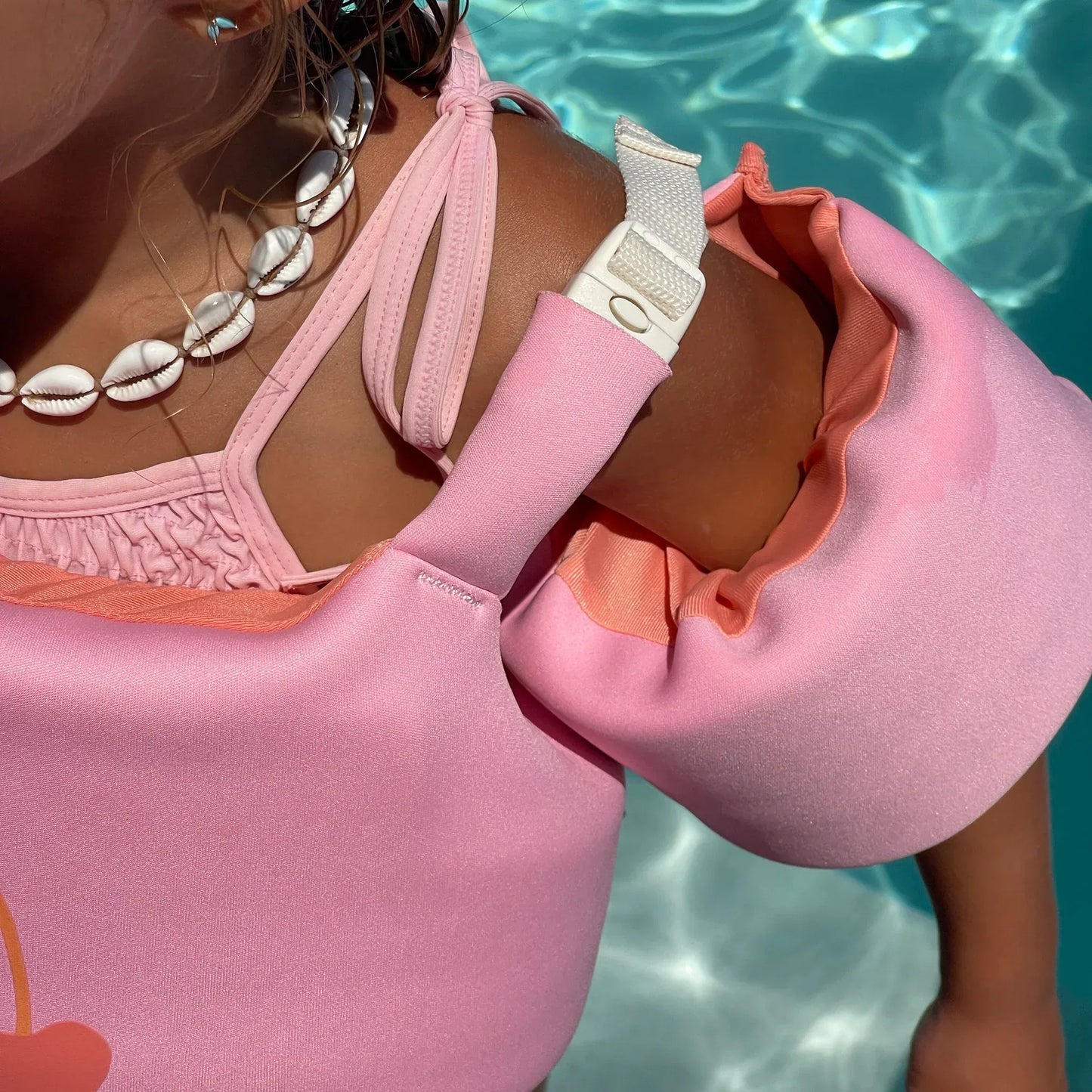Cotton Candy Cherry Floatie Jacket 3-6