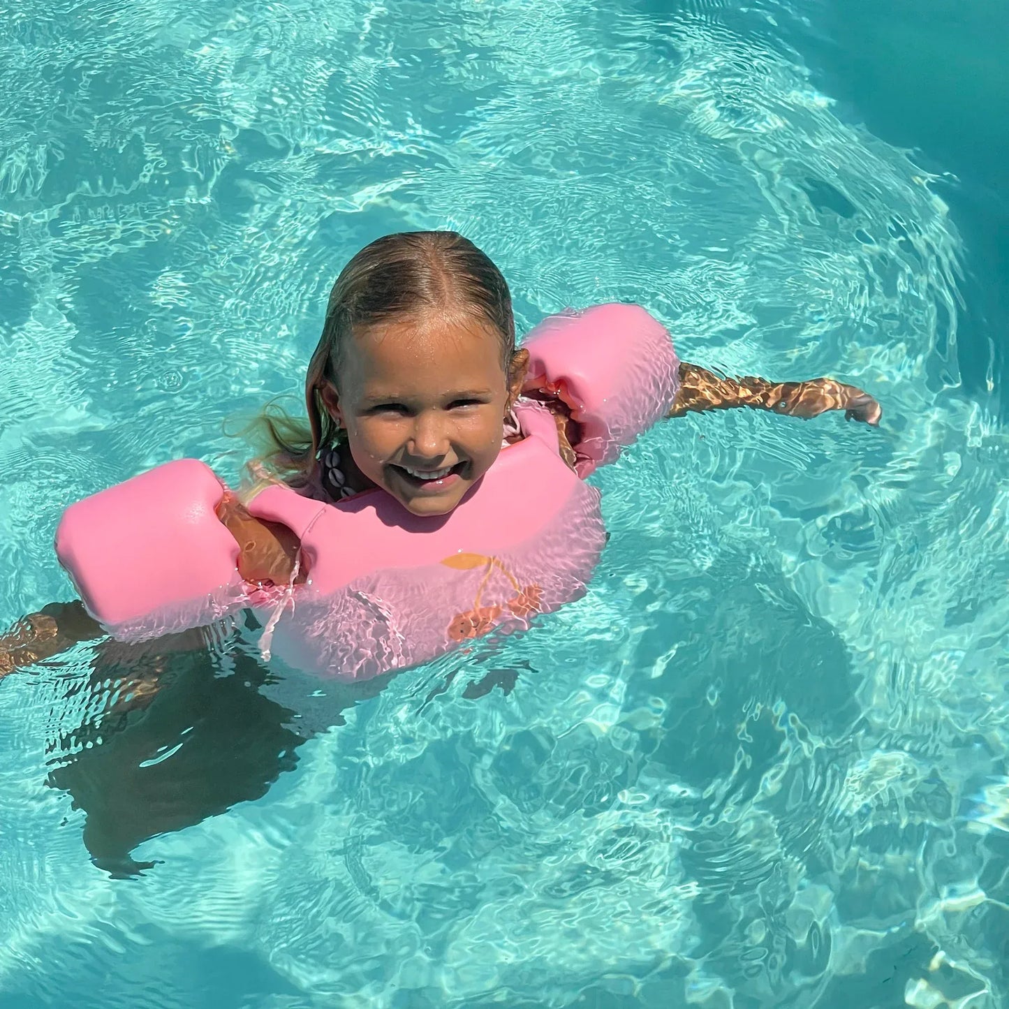 Cotton Candy Cherry Floatie Jacket 3-6