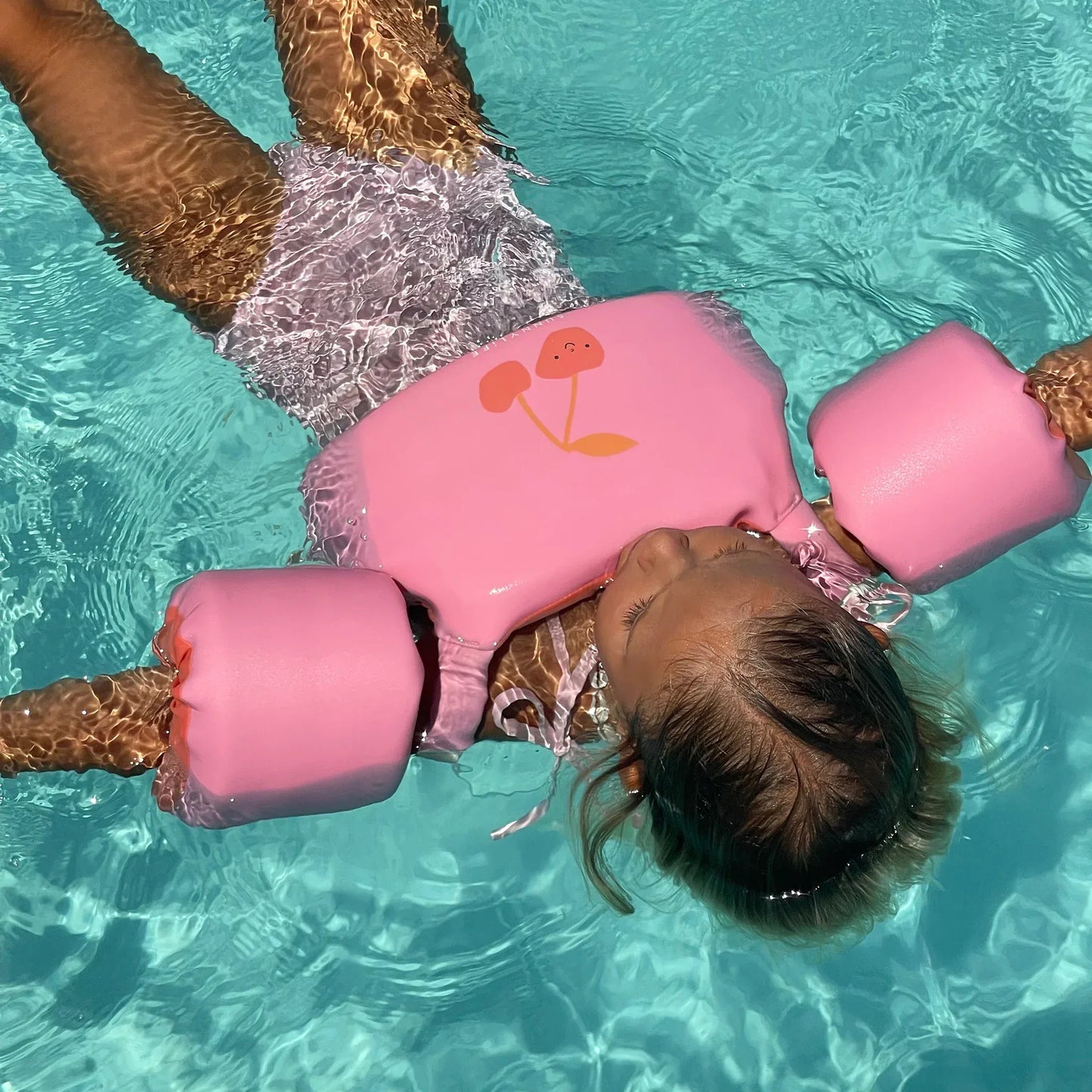 Cotton Candy Cherry Floatie Jacket 3-6