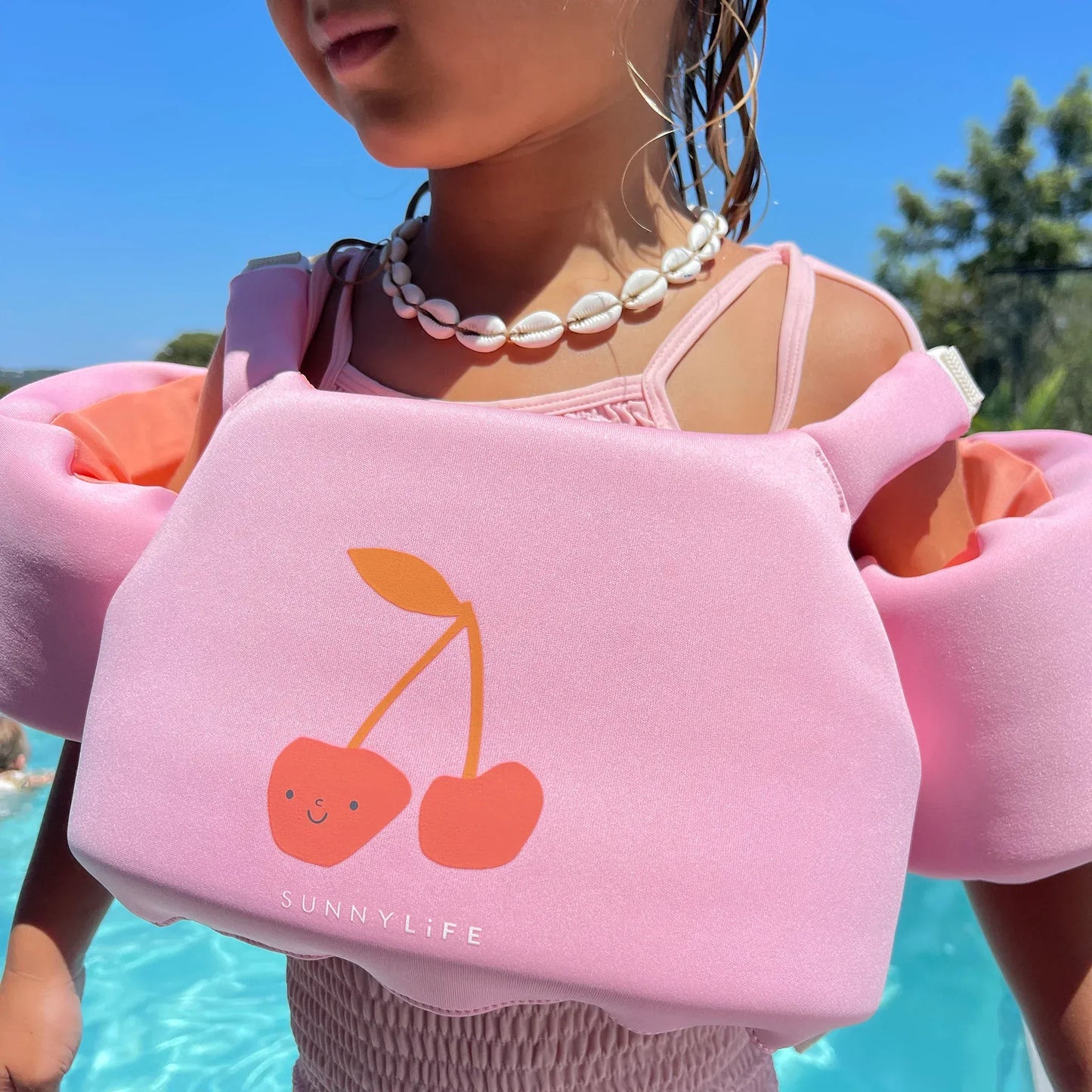 Cotton Candy Cherry Floatie Jacket 3-6