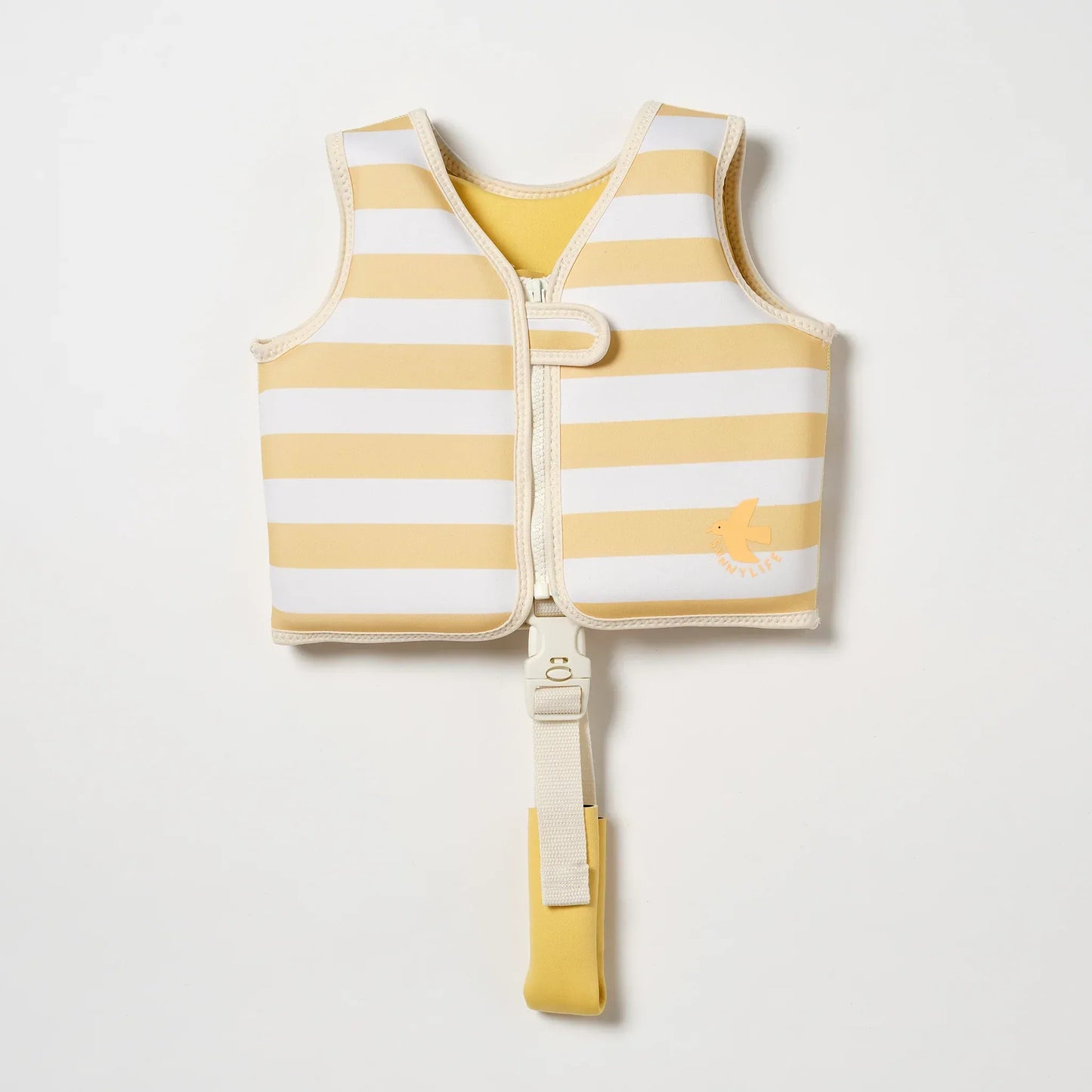 Sid the Seagull Mustard Stripe Kids Swim Vest