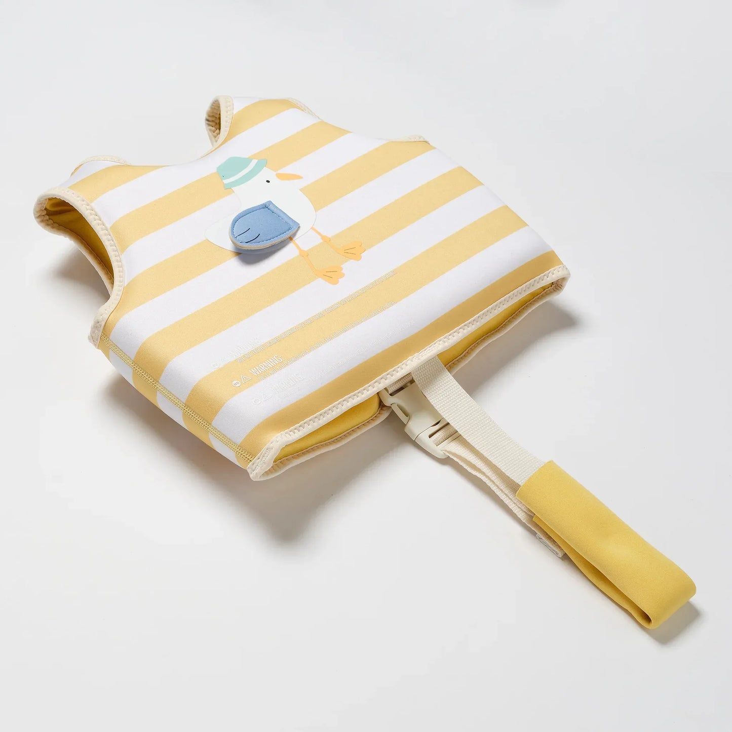 Sid the Seagull Mustard Stripe Kids Swim Vest