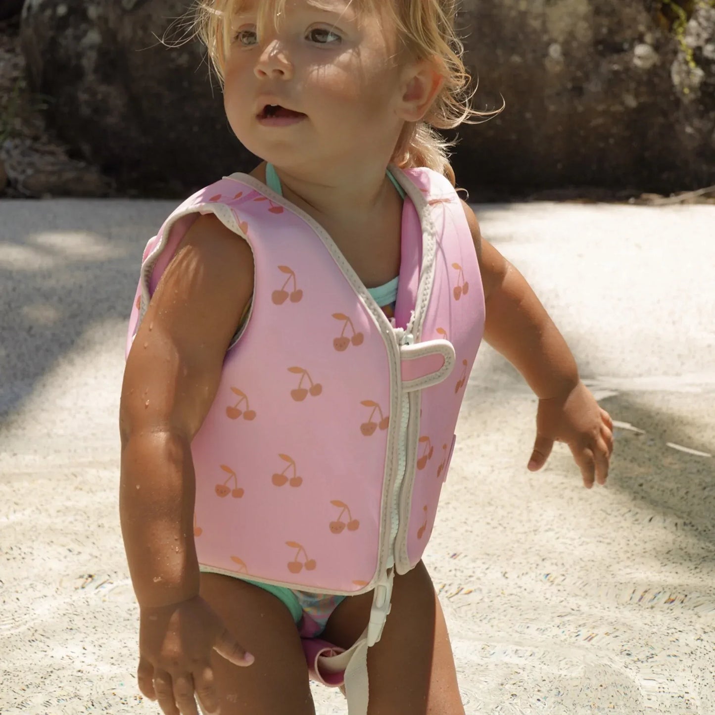 Cotton Candy Cherry Kids Swim Vest