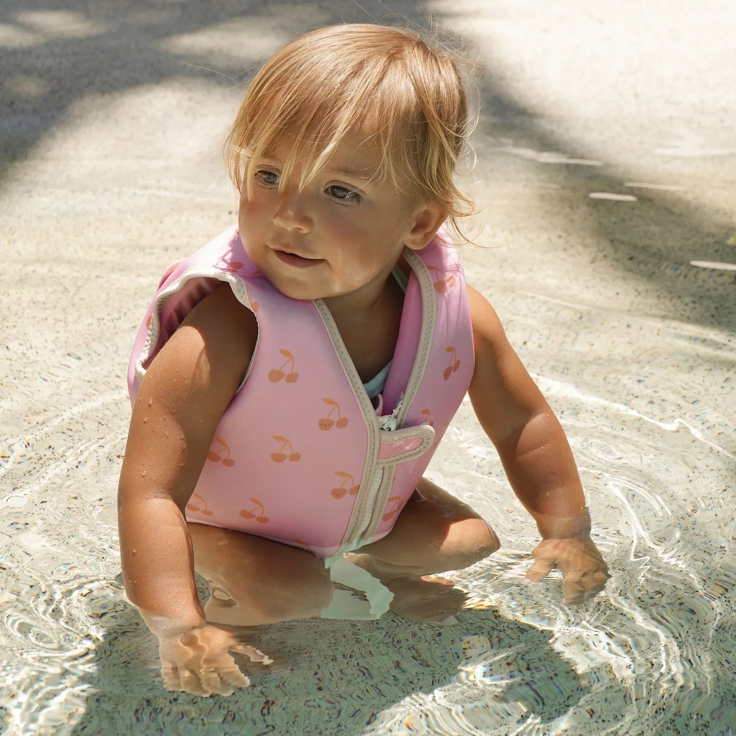 Cotton Candy Cherry Kids Swim Vest